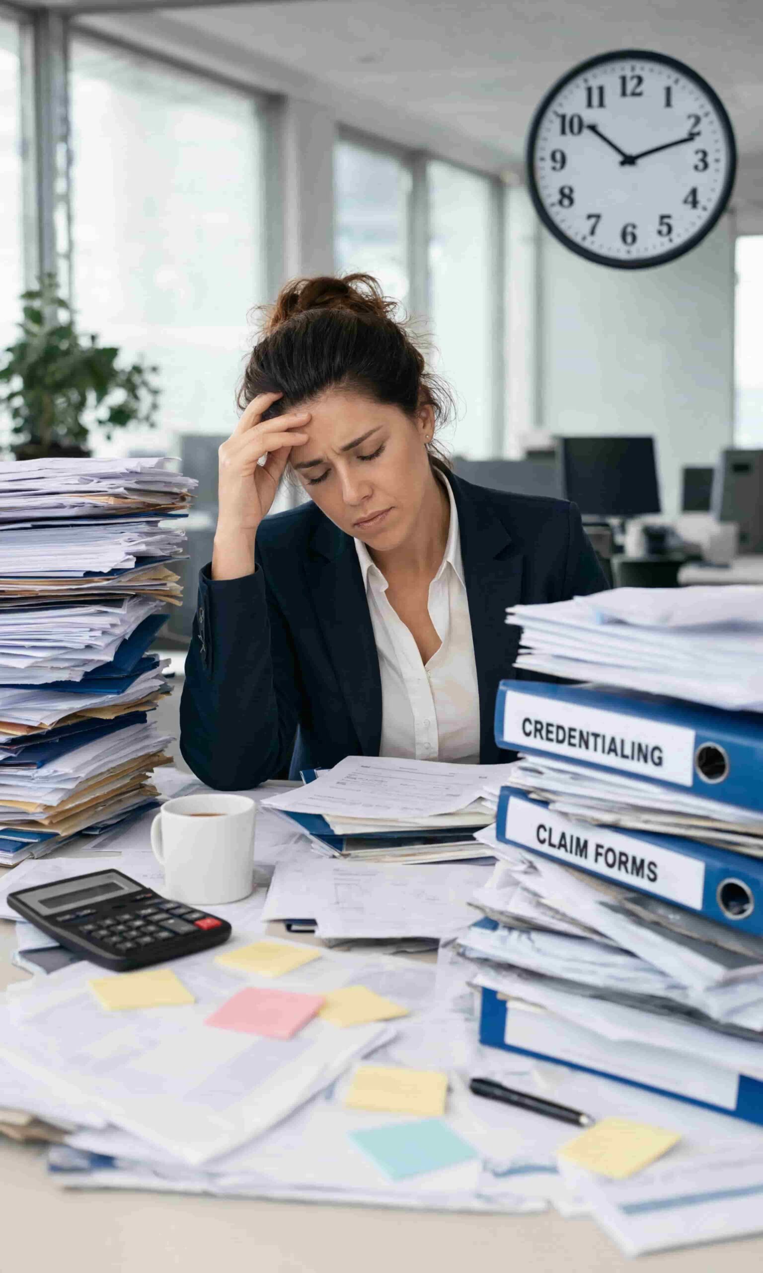 Stressed due to manual medical billing & credentialing process
