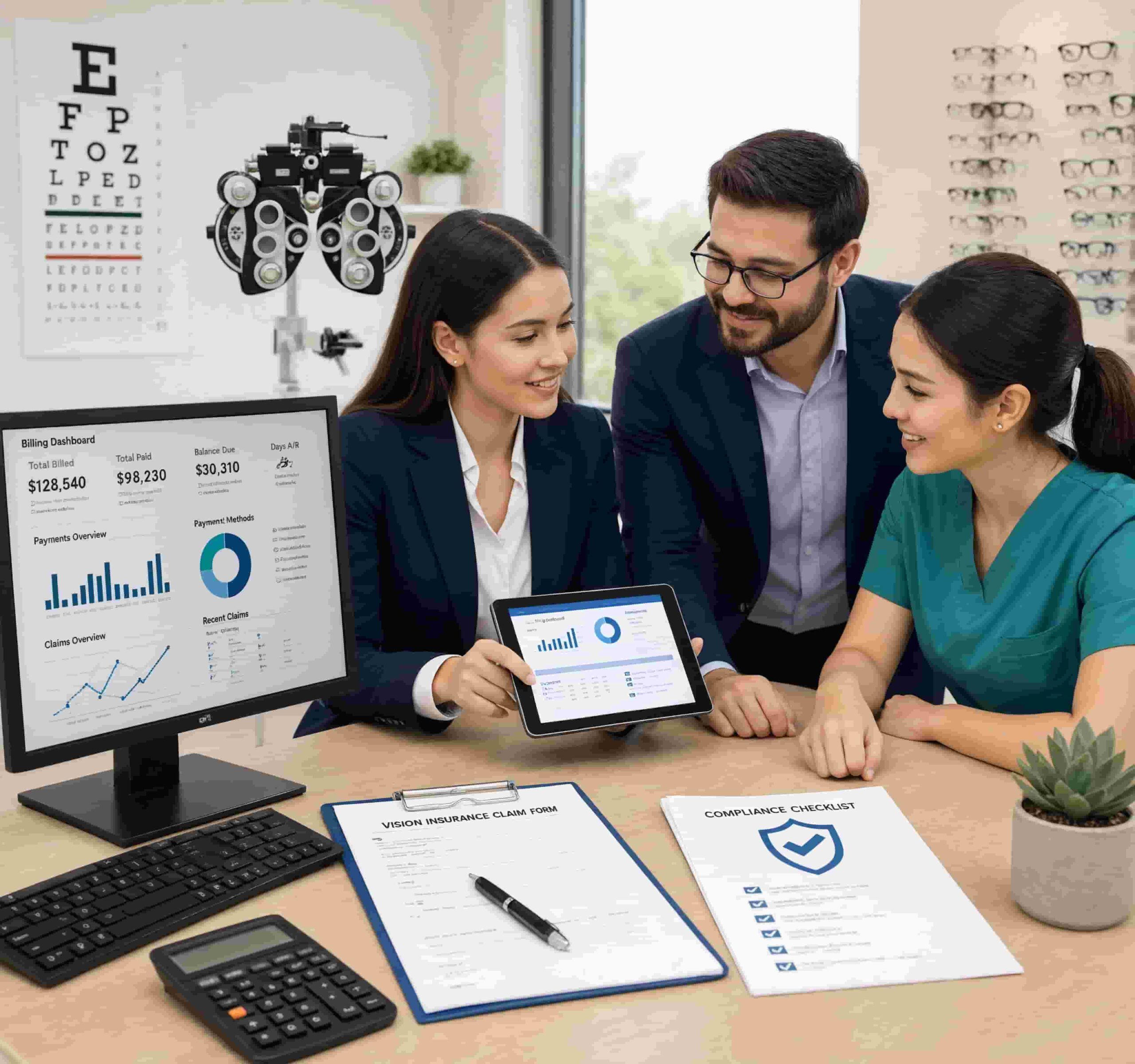 Vision care billing team